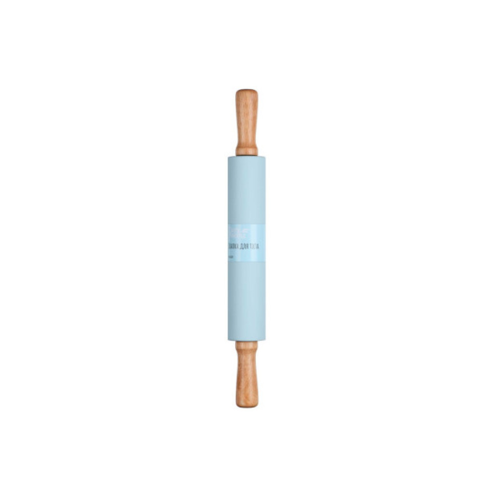 Качалка Ardesto Tasty baking 43,5 см Silicon/Wood Tiffany Blue (AR2323T)