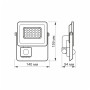 Прожектор Videx LED 10W 5000K з датчиком руху (VL-F2e105W-S) Прожектор Videx LED 10W 5000K з датчиком руху (VL-F2e105W-S)