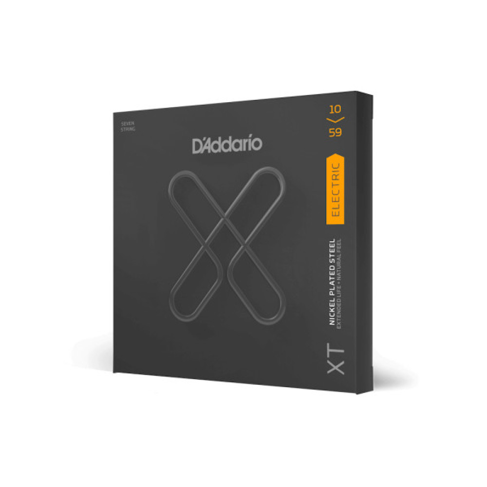 Струни для гітари D'Addario XT ELectric Nickel Plated Steel 7-String Regular Light (10-59) (XTE1059)