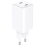 Зарядний пристрій Sandberg 2xUSB 65W (2xUSB-C) Gan III (441-56) Зарядний пристрій Sandberg 2xUSB 65W (2xUSB-C) Gan III (441-56)