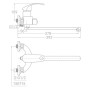 Змішувач TAU SL-2C243C (9840220) Змішувач TAU SL-2C243C (9840220)