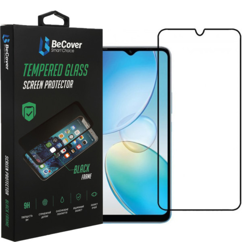 Скло захисне BeCover Infinix Hot 20і (X665E) Black (708544) Скло захисне BeCover Infinix Hot 20і (X665E) Black (708544)