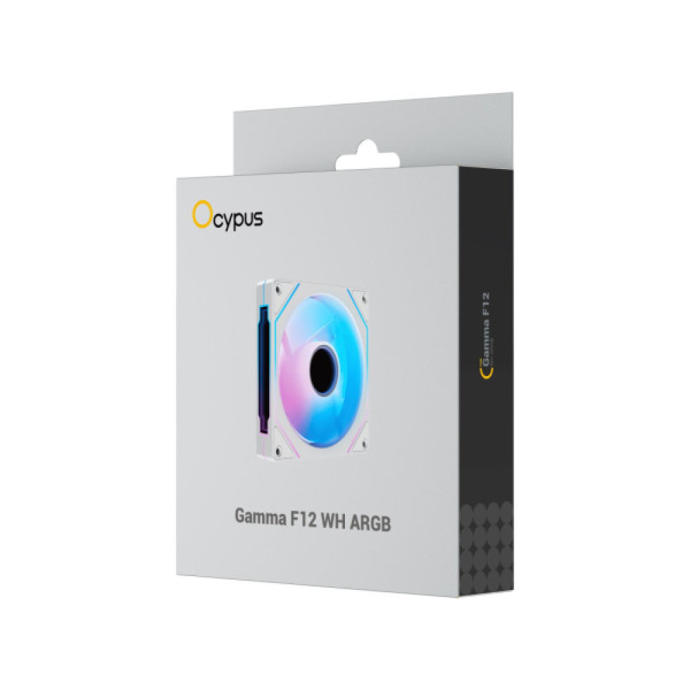 Кулер до корпусу OCYPUS GAMMA F12 WH ARGB (GAMMA-F12-WH1AM00X-GL)