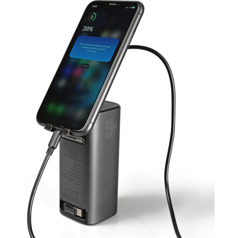 Батарея універсальна Videx 20000mAh 130W PD/100W TFT LCD Display (VPB-350-G)