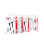 Дата кабель USB 2.0 AM to Lightning 2.0m 2.1A black XO (NB200-L2-BK)