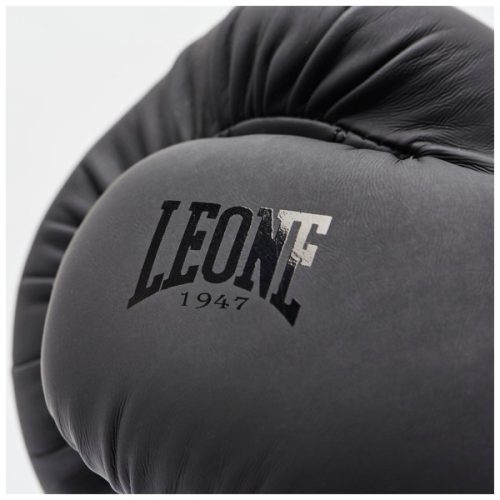 Боксерські рукавички Leone GN059 Black/White 14 унцій (GN059_Bl/White_14oz)