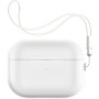 Чохол для навушників Armorstandart Silicone Case with straps для Apple Airpods Pro 2 Transparent (ARM68617) Чохол для навушників Armorstandart Silicone Case with straps для Apple Airpods Pro 2 Transparent (ARM68617)
