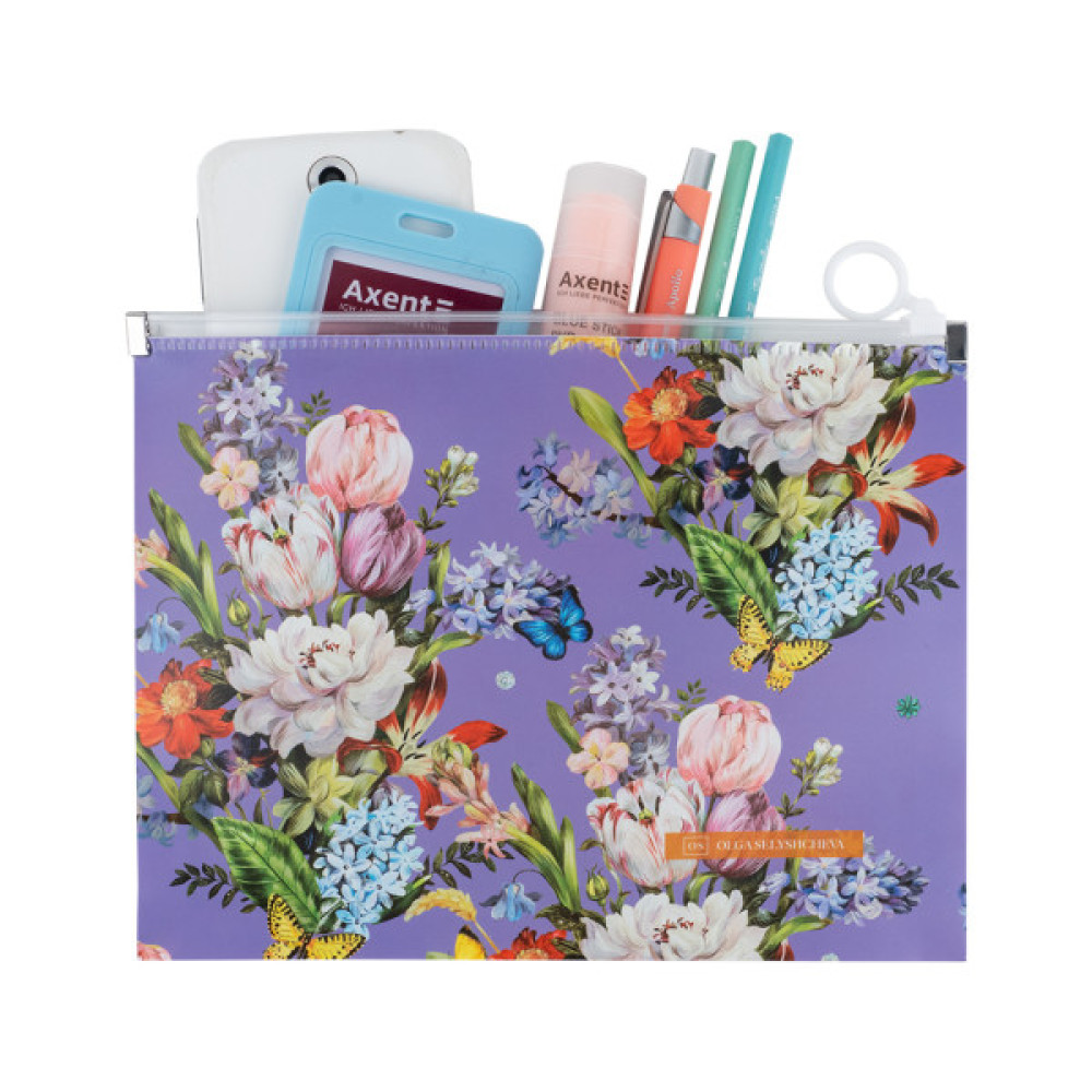 Папка на блискавці Axent zip-lock А5 Olga Selyshcheva, Secret (1498-35-A)