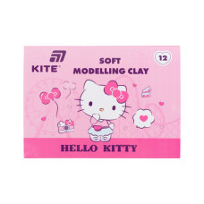 Пластилін Kite Hello Kitty восковий, 12 кольорів, 240 г (HK25-1086)