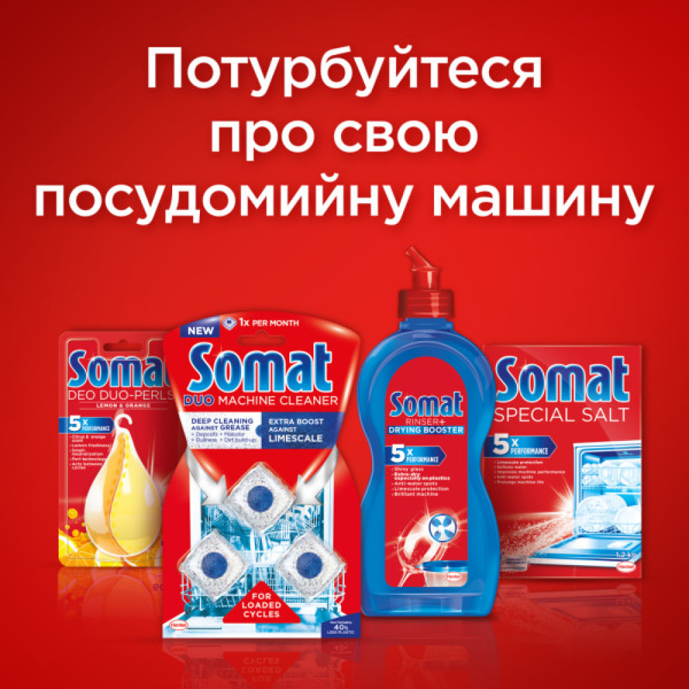 Таблетки для посудомийних машин Somat Gold 34 шт. (9000101577105/9000101808209)