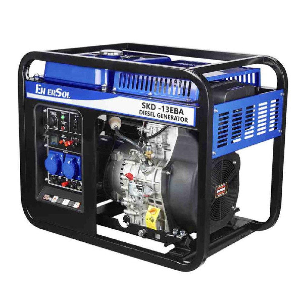 Генератор Enersol дизельний, 13.0kW, HR998F, 3000 об/хв, 210 кг (SKD-13EBA)