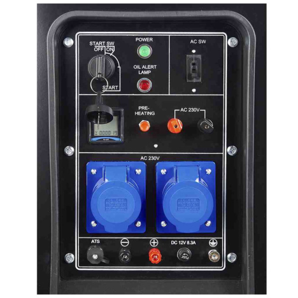 Генератор Enersol дизельний, 13.0kW, HR998F, 3000 об/хв, 210 кг (SKD-13EBA)