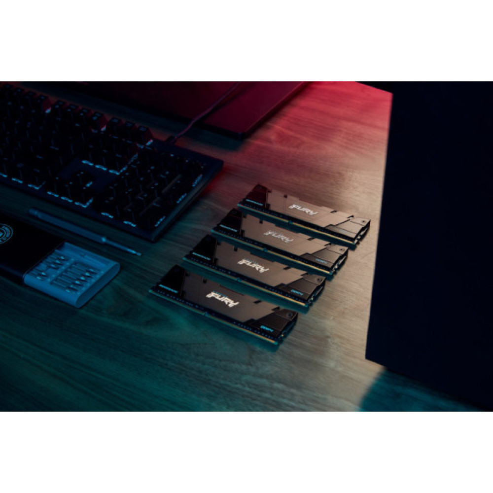 Модуль пам'яті для комп'ютера DDR4 32GB (2x16GB) 4266 MHz Renegade Kingston Fury (ex.HyperX) (KF442C19RB12K2/32)