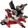 Пила торцовочна Einhell TC-SM 2534/1 Dual з протяжкою 2100Вт диск 250мм 14.3кг лазер Пила торцовочна Einhell TC-SM 2534/1 Dual з протяжкою 2100Вт диск 250мм 14.3кг лазер