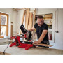 Пила торцовочна Einhell TC-SM 2534/1 Dual з протяжкою 2100Вт диск 250мм 14.3кг лазер Пила торцовочна Einhell TC-SM 2534/1 Dual з протяжкою 2100Вт диск 250мм 14.3кг лазер