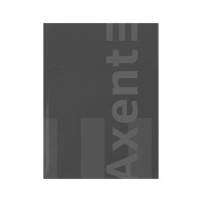 Книга записна Axent A4 One color, 96 аркушів клітинка, сірий (8426-4-A)