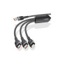 Дата кабель USB 2.0 AM to Lightning + Micro 5P + Type-C 1.2m 66W black Essager (EXCMTL-XJ01)