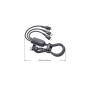 Дата кабель USB 2.0 AM to Lightning + Micro 5P + Type-C 1.2m 66W black Essager (EXCMTL-XJ01)