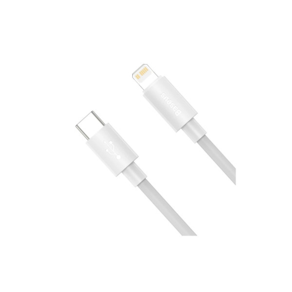 Дата кабель USB-C to Lightning 1.0m PD20W white Baseus (CATLYS-B02)