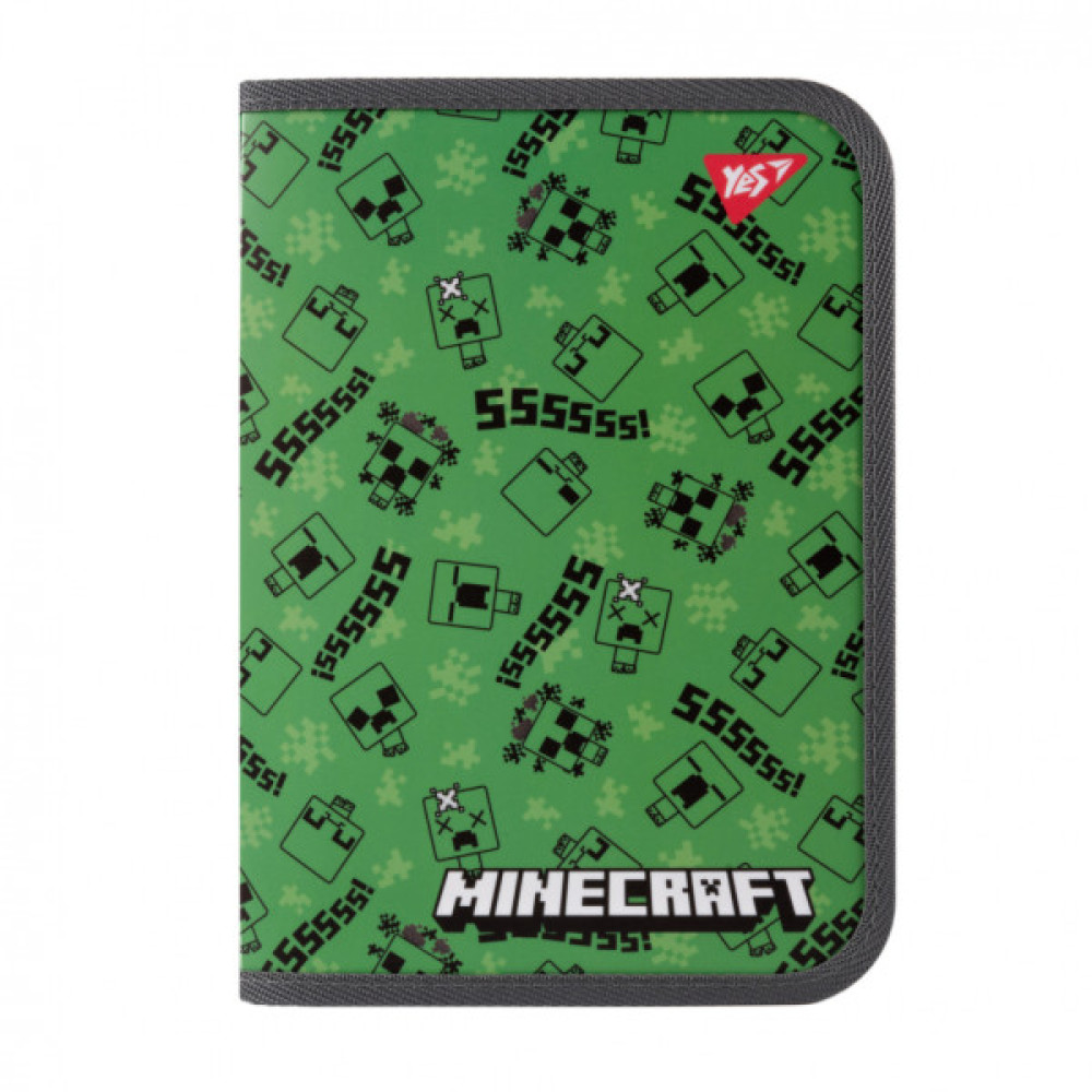 Папка для зошитів Yes пластикова на блискавці Minecraft Creepers В5 (492203)