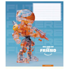 Зошит Школярик We can be best friend 12 аркушів коса лінія (012-3461C)