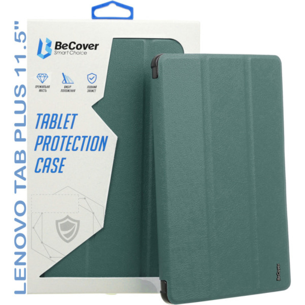 Чохол до планшета BeCover Smart Case Lenovo Tab Plus 11.5" Dark Green (711840) Чохол до планшета BeCover Smart Case Lenovo Tab Plus 11.5" Dark Green (711840)