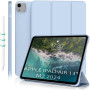 Чохол до планшета BeCover Tri Fold Soft TPU Silicone Apple iPad Air 13" M2/M3 (2024/2025) Light Blue (711741)
