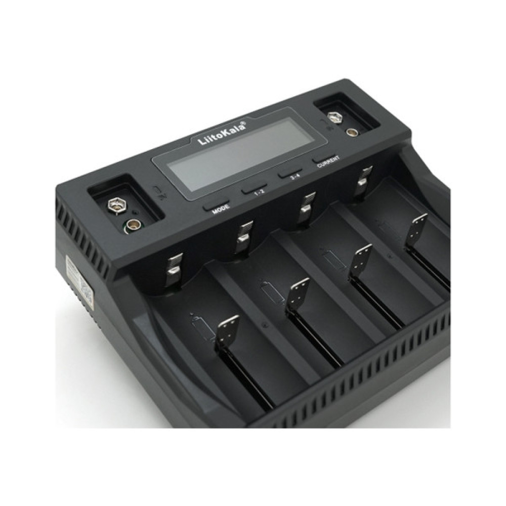 Зарядний пристрій для акумуляторів Liitokala 4 Slots+2, Ni-MH/Ni-CdAA,AAA,C, +Крона, Li-ion/IMR32650,21700,18650 (Lii-D4XL)