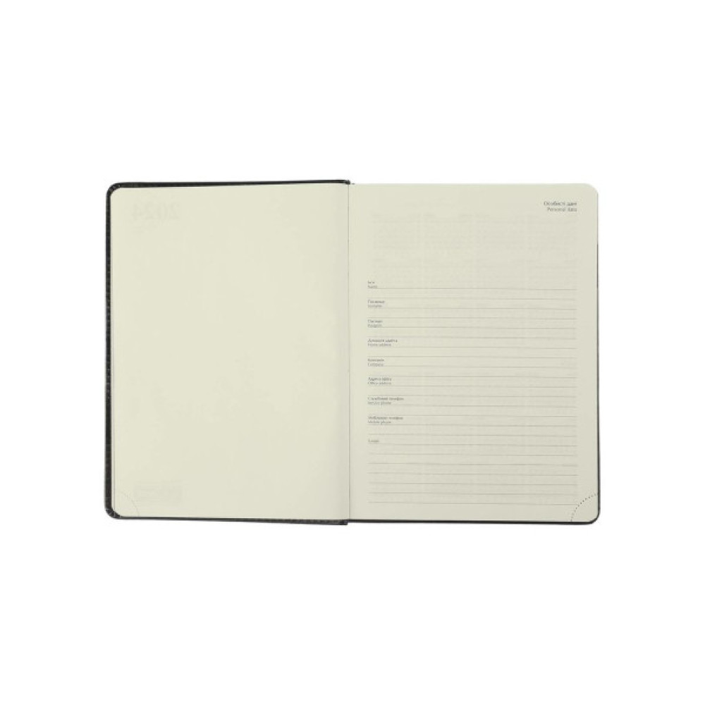 Тижневик Buromax датований Buromax Libero A5 на 336 сторінок Сірий (BM.2117-09)