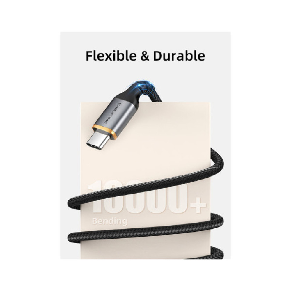 Дата кабель USB 2.0 AM to USB-C 1.5m Cabletime (CA915224)