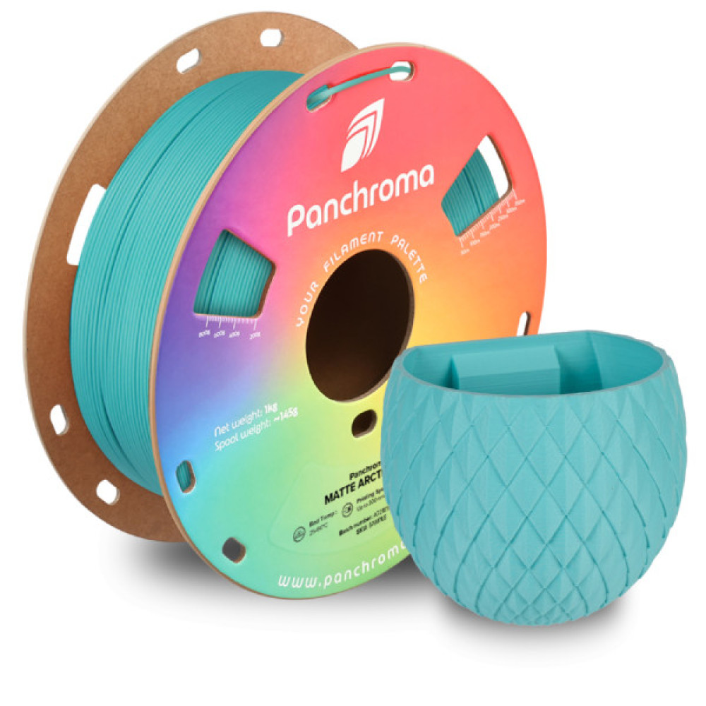 Пластик для 3D-принтера Polymaker PLA PANCHROMA MATTE 1,75mm 1kg ARCTIC TEAL (CA04006)
