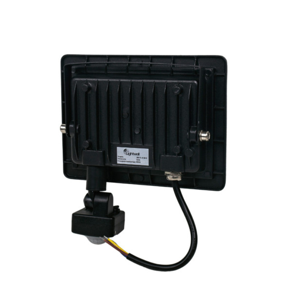 Прожектор Lightwell LW-FL-B-50-S 50 W з датчиком руху