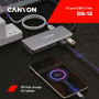 Порт-реплікатор Canyon DS-12, 13 in 1 USB-C hub, 2*HDMI, Gigabit Ethernet, VGA, 3*USB3.0, PD/100W, 3.5mm audio jack (CNS-TDS12) Порт-реплікатор Canyon DS-12, 13 in 1 USB-C hub, 2*HDMI, Gigabit Ethernet, VGA, 3*USB3.0, PD/100W, 3.5mm audio jack (CNS-TDS12)