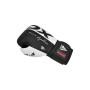 Боксерські рукавички RDX F4 Boxing Sparring Gloves Hook & Loop White/Black 10 унцій (BGR-F4B-10OZ)