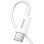 Дата кабель USB-C to Lightning 1.0m 20W Superior Series White Baseus (CATLYS-A02) Дата кабель USB-C to Lightning 1.0m 20W Superior Series White Baseus (CATLYS-A02)
