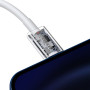 Дата кабель USB-C to Lightning 1.0m 20W Superior Series White Baseus (CATLYS-A02) Дата кабель USB-C to Lightning 1.0m 20W Superior Series White Baseus (CATLYS-A02)