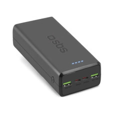 Батарея універсальна SBS 30000mAh 20W PD,QC, 2xUSB-A, 2xUSB-C Black (TTBB30000PD20K)