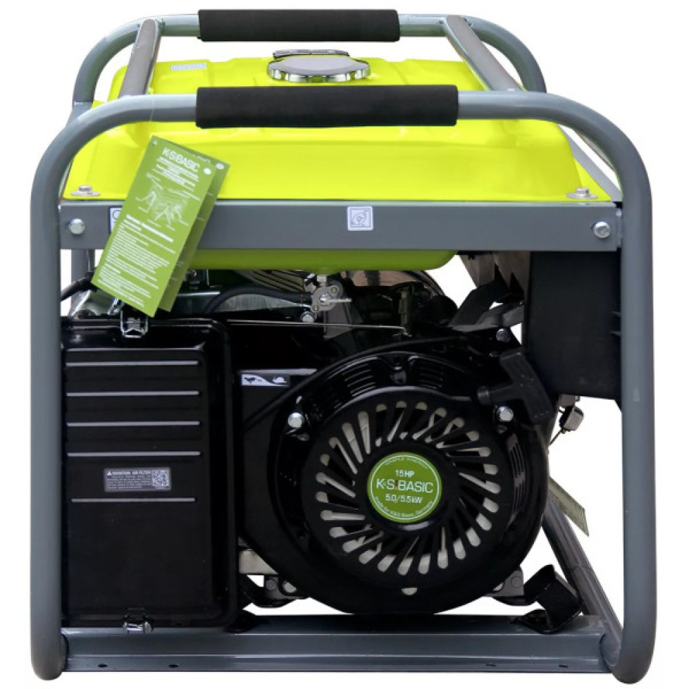Генератор бензиновий Konner&Sohnen Basic KSB 70C, 230В, 5-5.5кВт, ручний стартер, 66.6кг