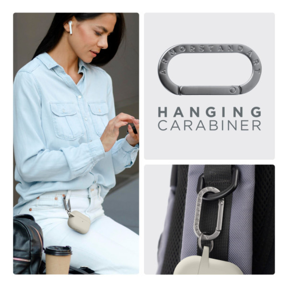Чохол для навушників Armorstandart Hang Case For Apple AirPods Pro 3 Antique White (ARM88285)