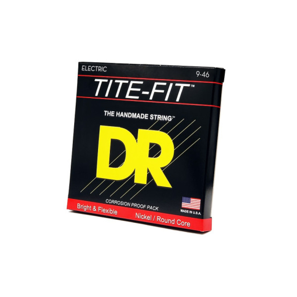 Струни для гітари DR Strings TITE-FIT Electric - Light Heavy (09-46) (LH-9)