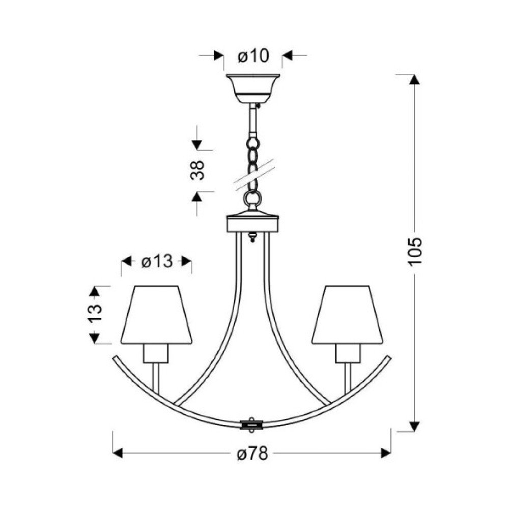 Люстра Candellux LONDON (36-38845)