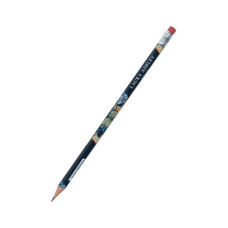 Олівець графітний Axent LA, Gorgeous круглий, з гумкою, НВ (9009/36-22-A)