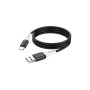 Дата кабель USB 2.0 AM to USB-C 1.0m 3A Black HOCO (6931474768575)