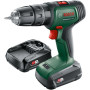 Шурупокрут-дриль акумуляторний Bosch UniversalImpact 18В 2х1.5А·год 20Нм 0-440·0-1450об/хв кейс ЗП 1.3кг