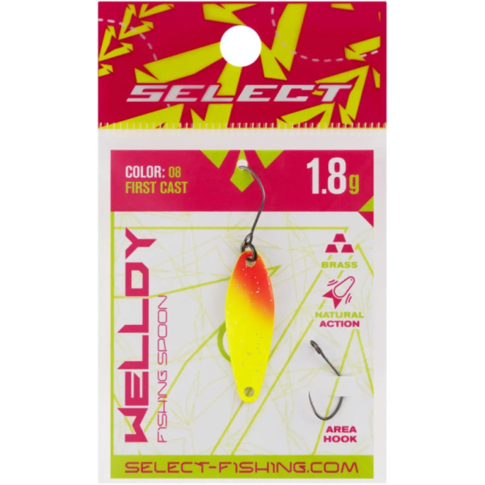 Блешня Select Welldy 1.8g 31mm 08 First Cast (1870.80.86)