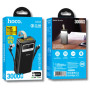 Батарея універсальна HOCO 30000mAh Plentiful 22.5W, built-in cables, LED, Black (DB58 / 715030)