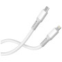 Дата кабель USB-C to Lightning 1.0m PD30W liquid silicone white ColorWay (CW-CBPDCL093-WT)