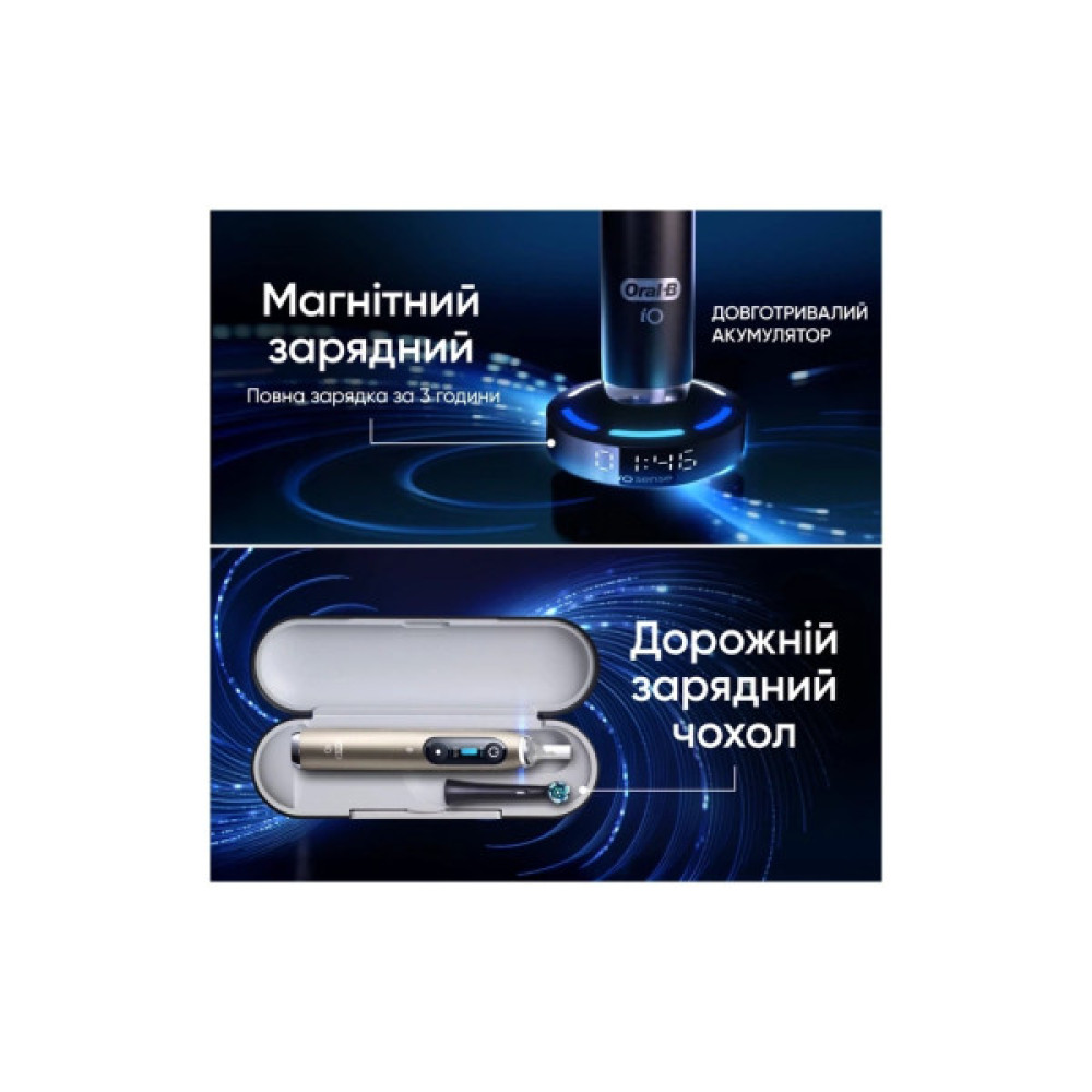 Електрична зубна щітка Oral-B iO 10 Lunar Gold (8006530054102)