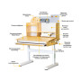 Парта Mealux Timberdesk (BD-685 Wood S) Парта Mealux Timberdesk (BD-685 Wood S)