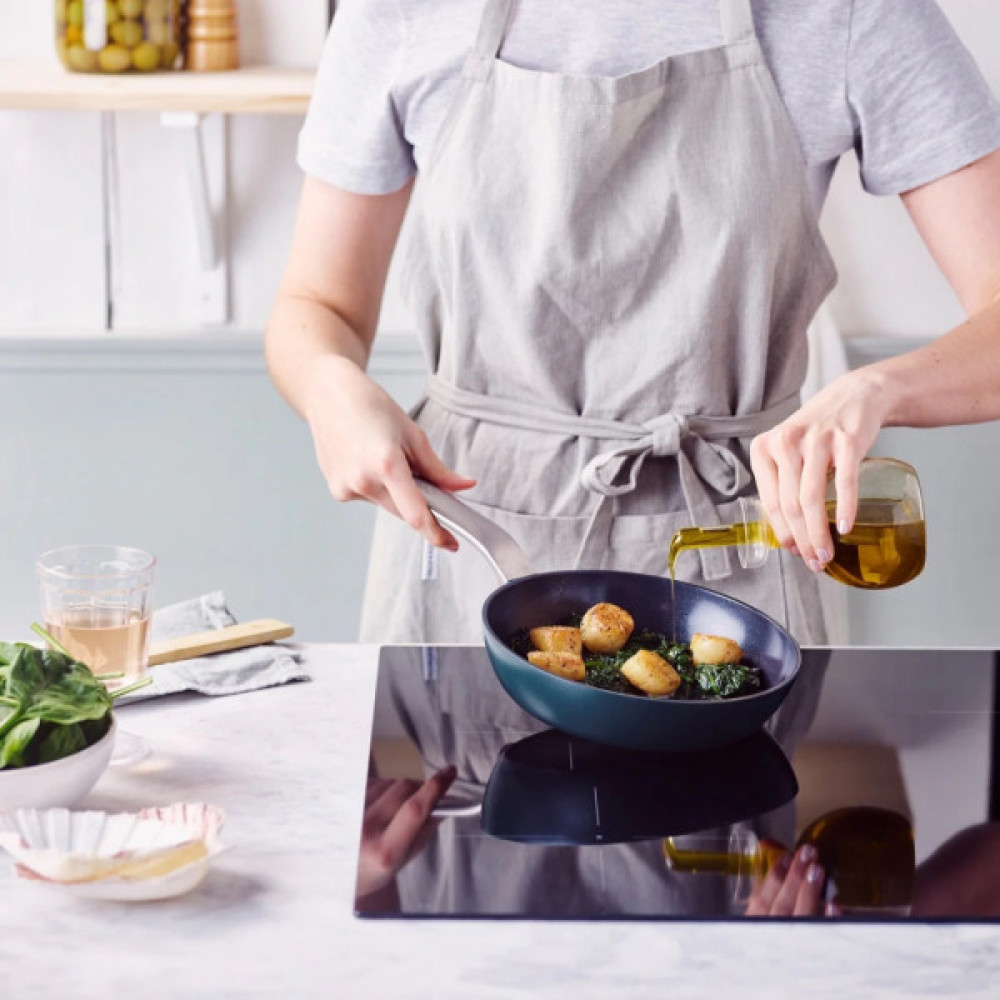 Сковорода GreenPan Evolution, 20 см з керамічним покриттям, темно-зелена (CC006389-001)